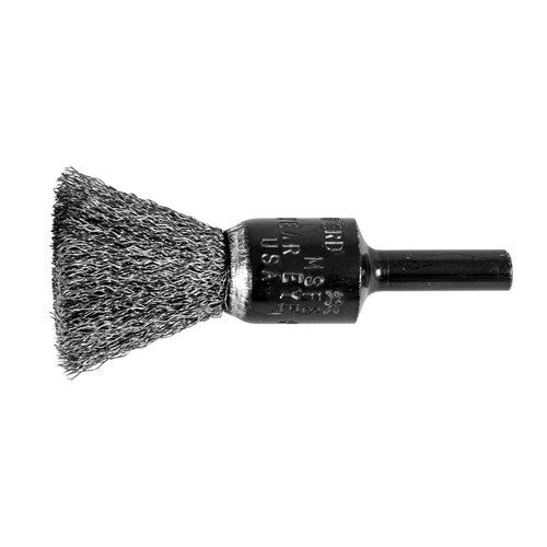 1/2".006 SS CRIMP WIRE END BRUSH