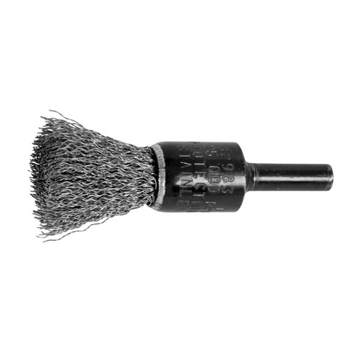 1/2 .011 SS CRIMP WIRE END BRUSH