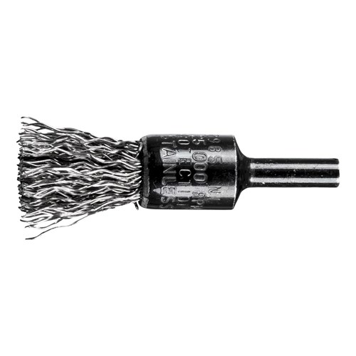 1/2 WIRE END BRUSH .020 SS 1/4SHK