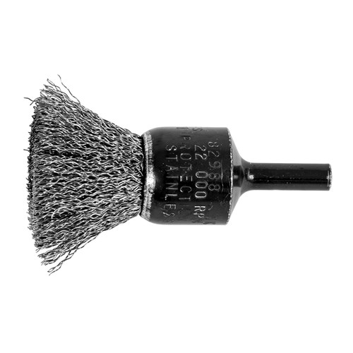 3/4 WIRE END BRUSH .010 SS 1/4SHK