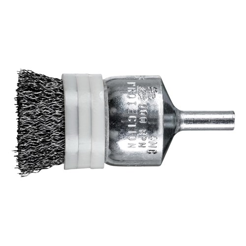 1" CRIMP WIRE END BRUSH .010 CS 1/4SHK