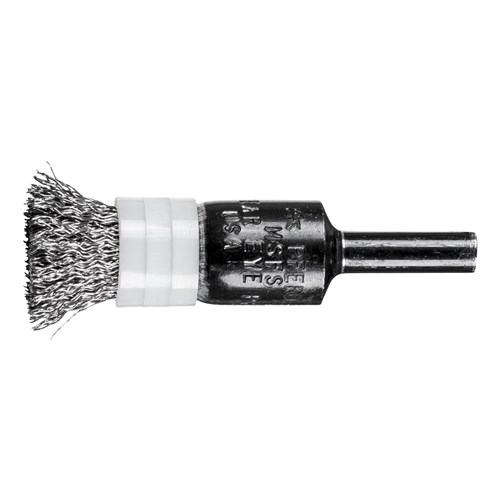 1/2 BAND WIRE END BRUSH .010 SS 1/4SHK