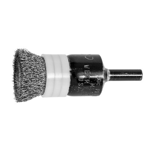 3/4 BANDED WIRE END BRUSH .006 SS 1/4SHK