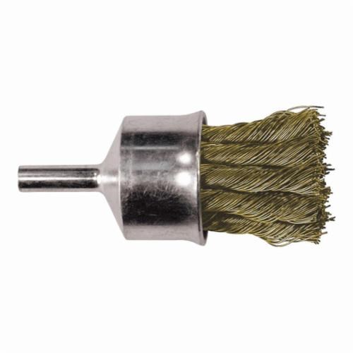 1" END BRUSH FLARED CUP .014 BRS 1/4SHK