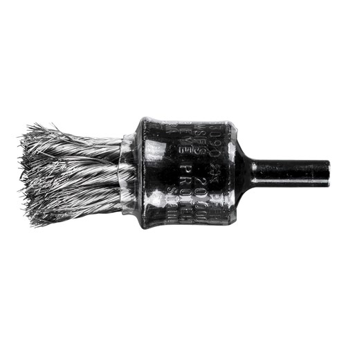 3/4 END BRUSH FLARED CUP .006 SS 1/4SHK