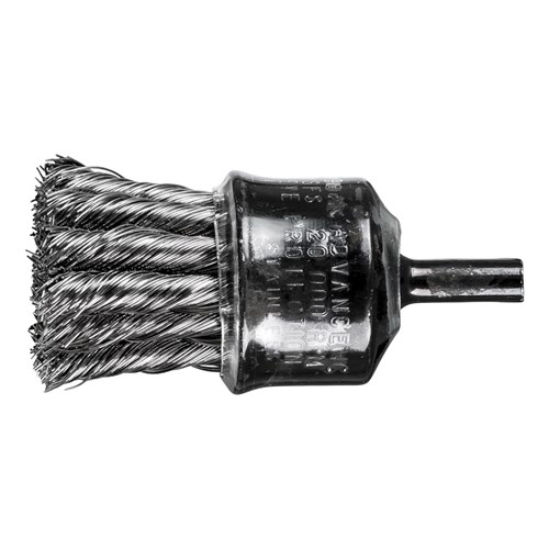 1" END BRUSH FLARED CUP .014 SS 1/4SHK