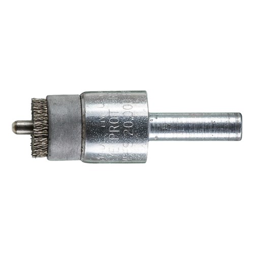 1/2 PILOT END BRUSH .004 SS 1/4 SHAFT