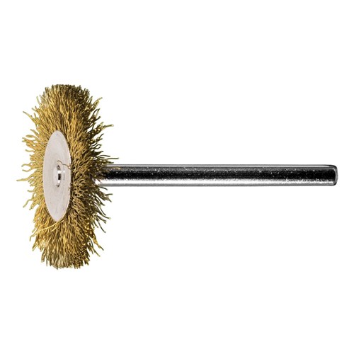 1" MINI MTD WHEEL BRUSH 005 BRASS