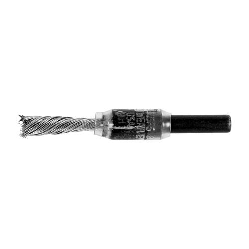 1/4 .014 SS WIRE END BRUSH-KNOTTED