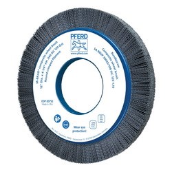 12" WHL BRUSH 4-1/4 CRMPD .040 SIC 120GR