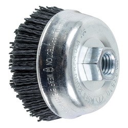 3-1/2 NYLON ABR CUP BRUSH .040 120GR