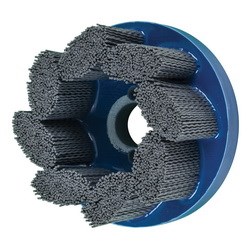 4" DISC BRUSH ROUND FILAMENT .035 180GR