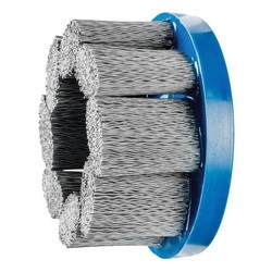 4" DISC BRUSH ROUND FILAMENT .028 320GR