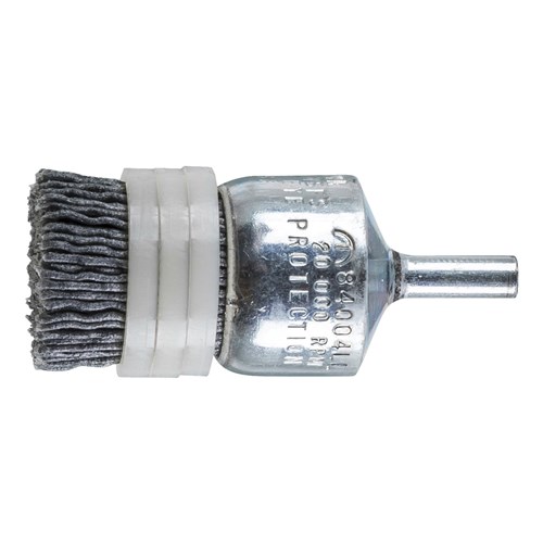 1" END BRUSH 1/4SHK .040 SIC 120 BANDED