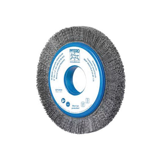 8" OD WHEEL BRUSH 2 KEY .040 CERAM 80GR