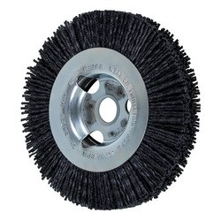 4" WF WHEEL BRUSH 5/8 .040 CERAM 120GR