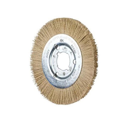 6" WHEEL BRUSH NRW 600GR DIA 1-1/4 KEY