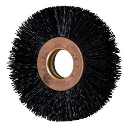 2" TUBE CTR WHEEL BRUSH .014 FILL 1/2ARB