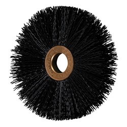 3" TUBE CTR WHEEL BRUSH .016 FILL 1/2ARB