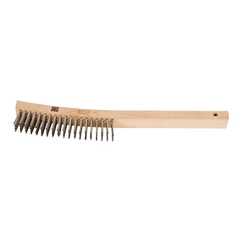 4X19 SS CURVED HANDLE WIRE BRUSH