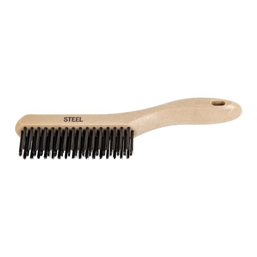 4X16 PLASTIC SHOE HANDLE WIRE BRUSH