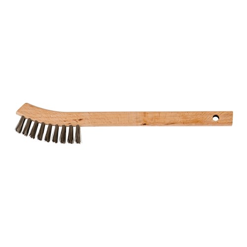 2X19 SS CURVED WOOD HANDLE WIRE BRUSH