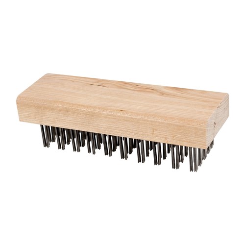 FLAT WIRE BLOCK BRUSH STRT BACK 5X10 CS