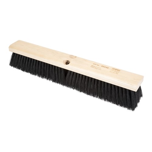 18" MED FLOOR BRUSH BLACK TAMPICO