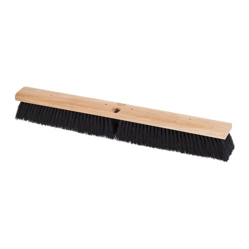 24" MED FLOOR BRUSH BLACK TAMPICO