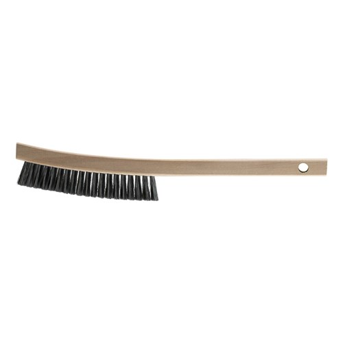 CURVED HNDL PLATERS BRUSH 4 ROWS .005 CS