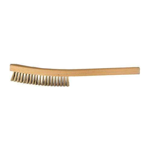 CURV HNDL PLATERS BRUSH 3RW .005 BRASS