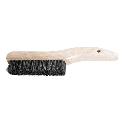 SHOE HNDL PLATER BRUSH 4RW GREY TAMPICO