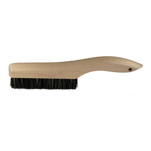 SHOE HNDL PLATER BRUSH 4RW BLACK NYLON