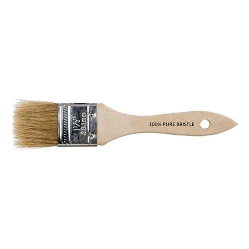 1-1/2" WHITE BRISTLE CHIP BRUSH