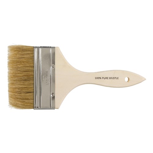 4" WHITE BRISTLE CHIP BRUSH