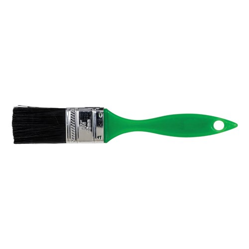 1-1/4 WALL BRUSH BLACK POLY GREEN PLAST