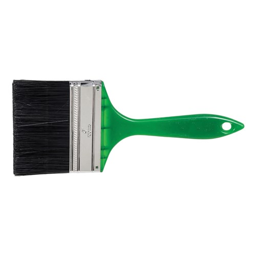 4" WALL BRUSH BLACK POLY GREEN PLASTIC