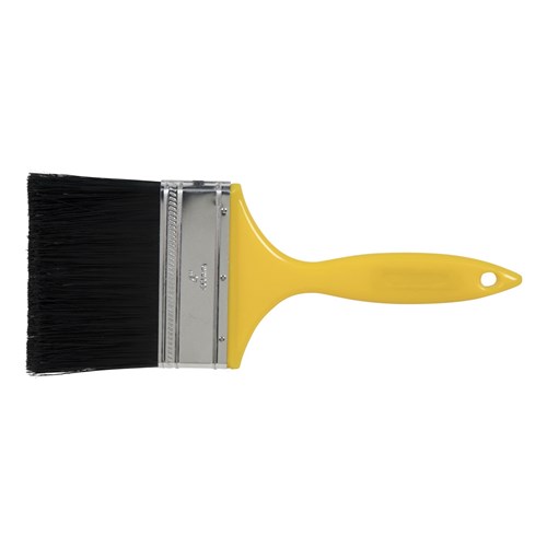 4" WALL BRUSH BLACK POLY YELLOW PLASTIC