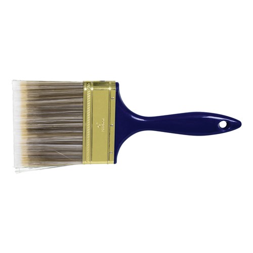 4" WALL BRUSH POLY/NYLON BLUE PLASTIC