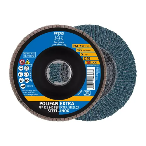 5" FLAP DISC Z PSF XTRA ZIRC 40GR