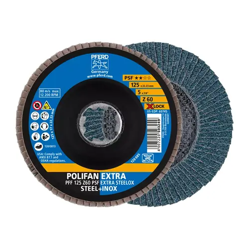 5" FLAP DISC Z PSF XTRA ZIRC 60GR