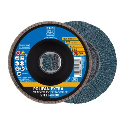 5" FLAP DISC Z PSF XTRA ZIRC 80GR