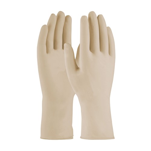 PK100 7MIL PF LATEX TEXT GLOVE L