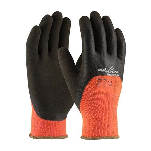 HI-VIS 3/4 DIP THERMO GLOVE L