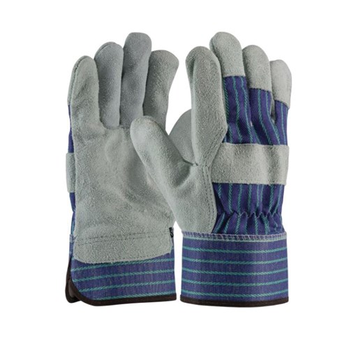 GRAY HANDLING GLOVE L