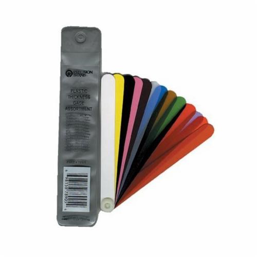 13PC 12" PLASTIC THICKNESS GAGE SET