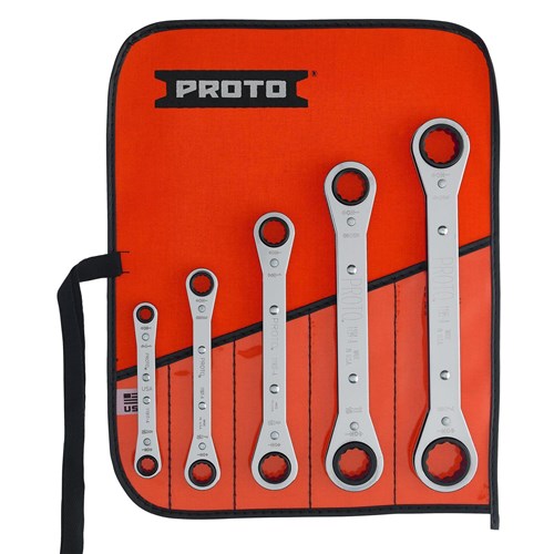 5PC RATCHET BOX WRENCH SET