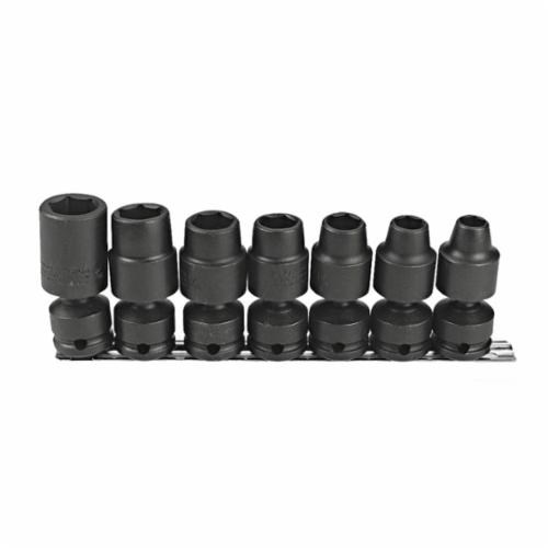 9PC SAE UNIV IMPACT SOCKET SET 1/2DR