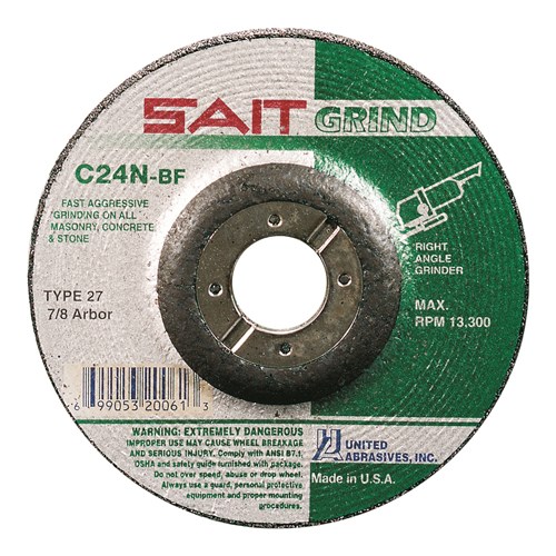 5X1/4X7/8 C24N T27 MASONRY WHEEL