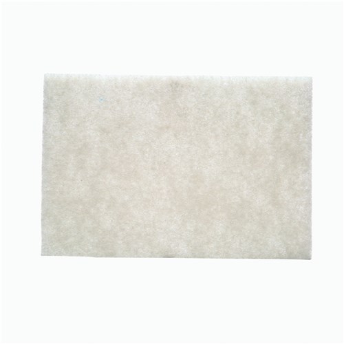 7445 6X9 S/B NON-ABRASIVE HAND PAD WHITE